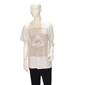 Pink Floyd Dark Side of the Moon Graphic Tee Off White Size L